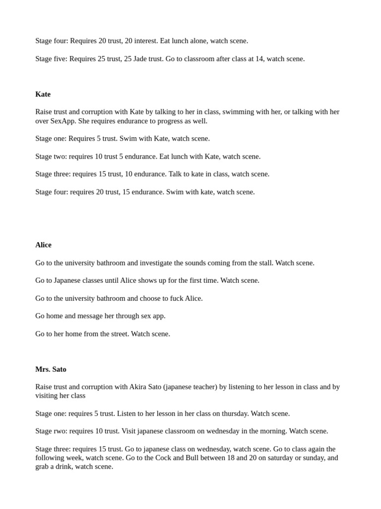 Become Someone V5 Walkthrough-3 | PDF