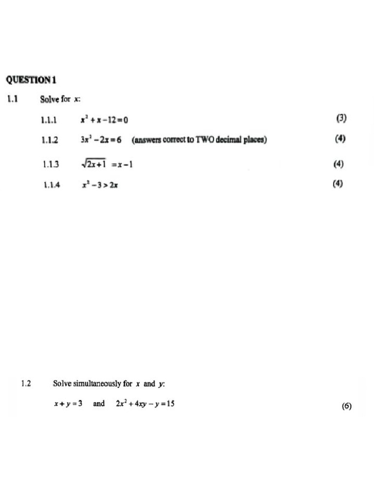 Classwork - Revision Questions - 250315 - 191122 - 092310 | PDF