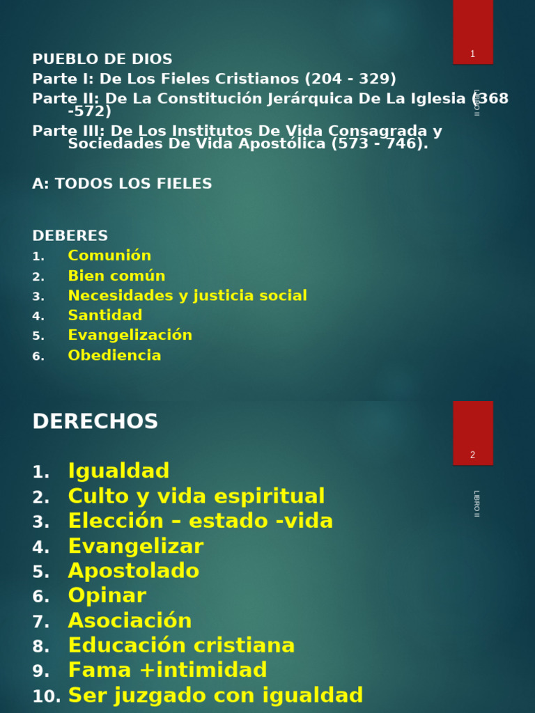 Estructura y Deberes de la Iglesia Católica | PDF | obispo | Iglesia ...