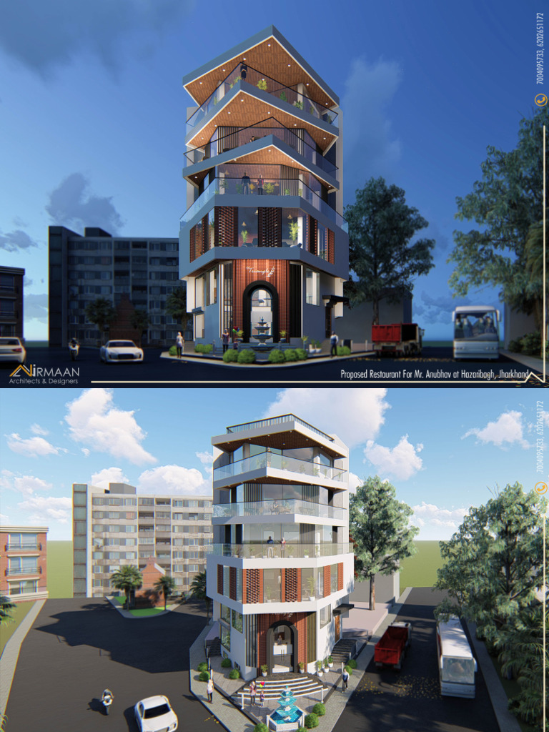 0 HZB Restro Building Drawings Set | PDF