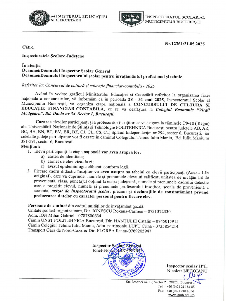 Adresa ISJ | PDF