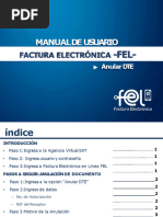 Manual de Usuario Factura Electronica FEL ANULACION | PDF | Internet ...
