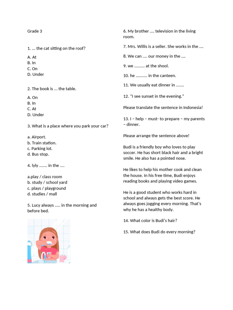 Grade 3 | PDF