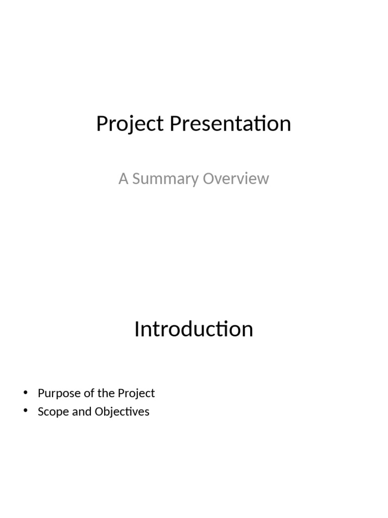 Project Overview and Key Findings | PDF