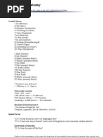 Cranial Nerves Mnemonics for Students | PDF