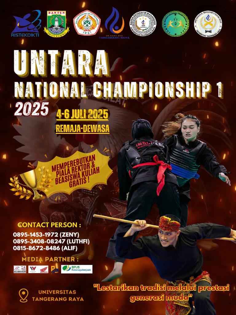 Kejuaraan Pencak Silat Untara 2025 | PDF