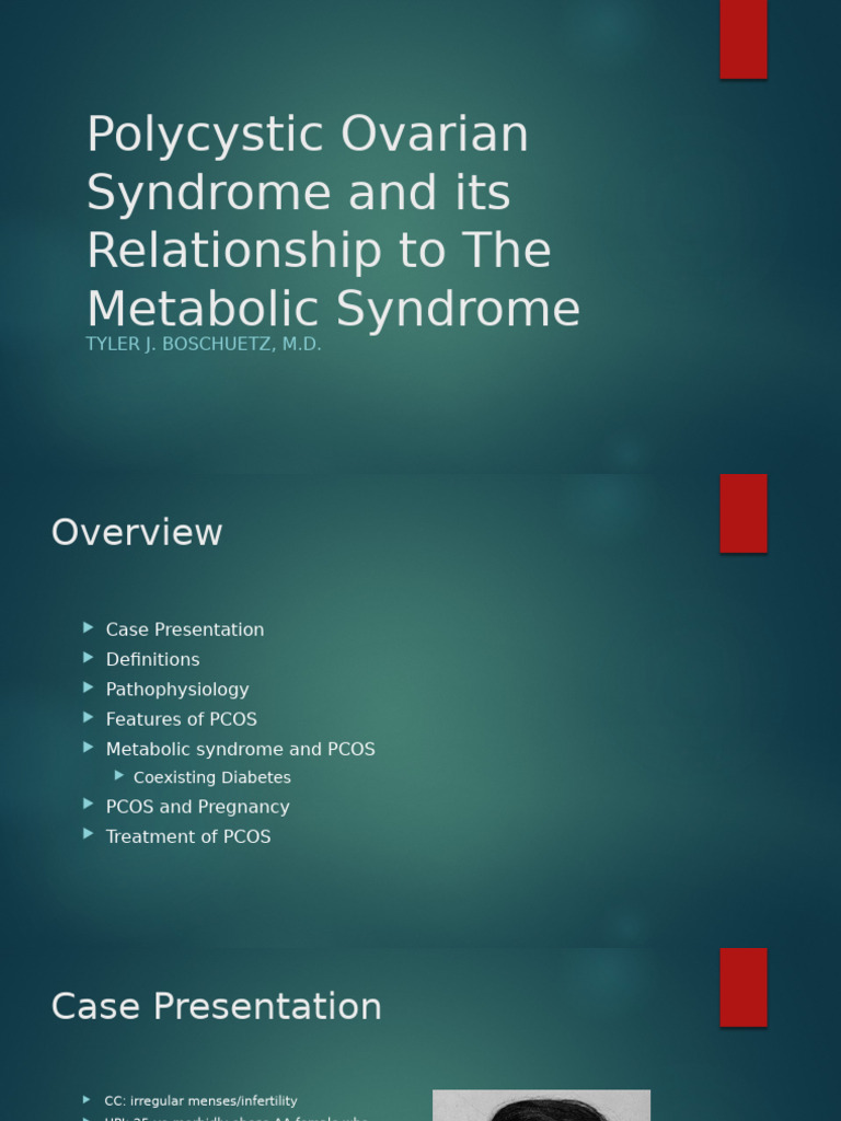 PCOS and Metabolic Syndrome Overview | PDF | Polycystic Ovary Syndrome ...