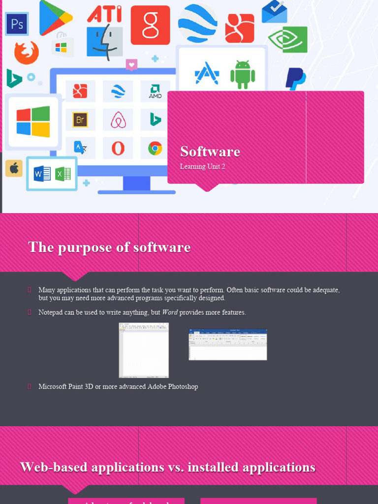Understanding Software Types and Uses | PDF | Application Software ...