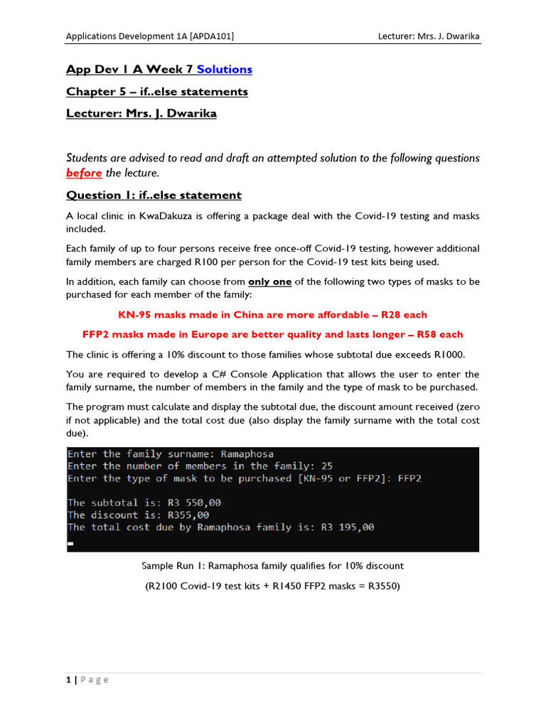Week7 SolutionsDocument | PDF | Computer Programming | Software Engineering
