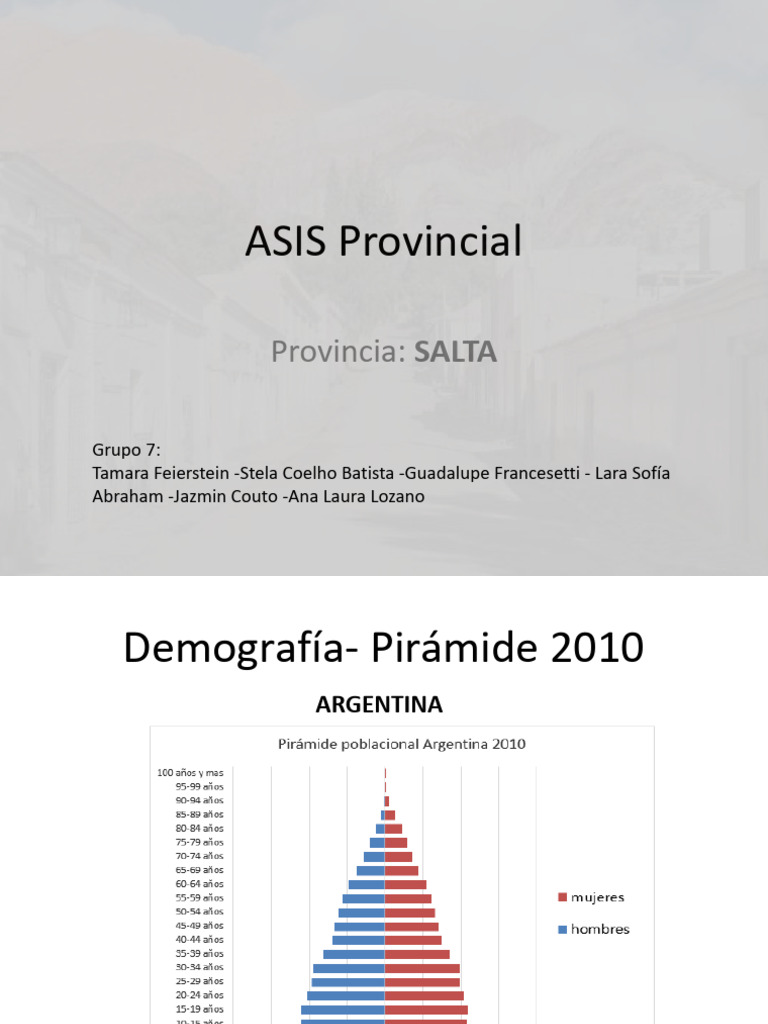 Demografía y Salud en Salta 2010 | PDF | Hipertensión | Enfermedades y ...
