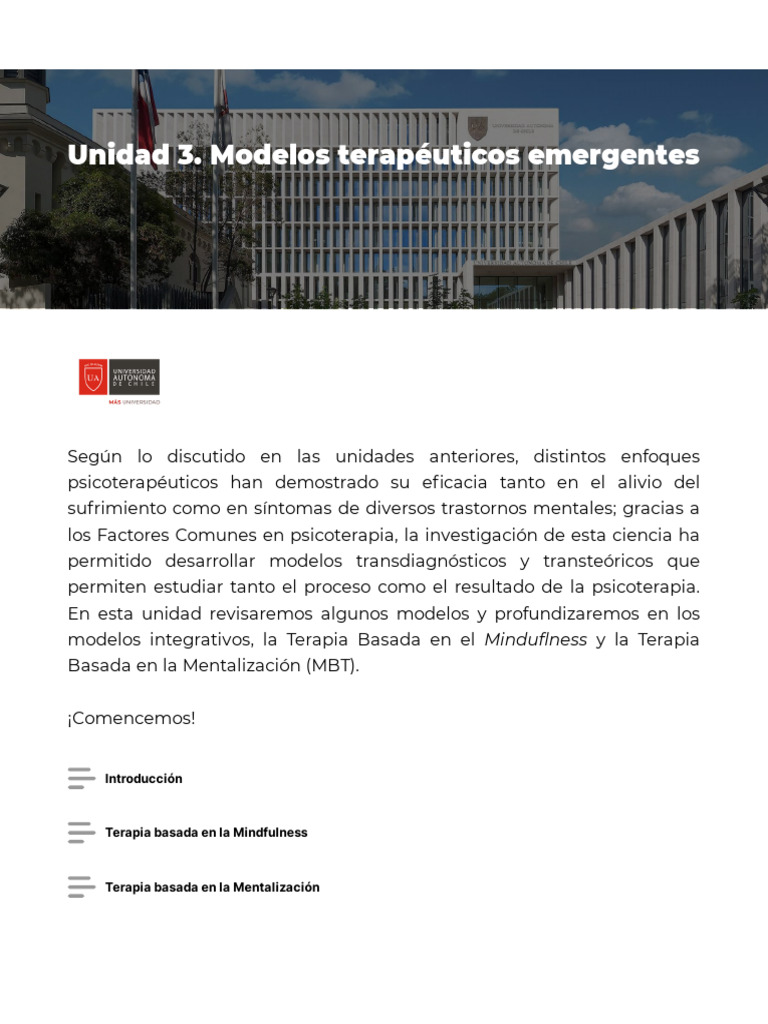 Modelos Integrativos en Psicoterapia | PDF | Psicoterapia | Las emociones