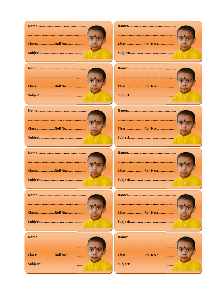 Sticker Print | PDF