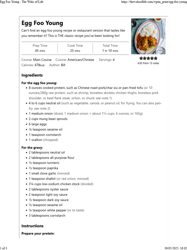 Egg Foo Young - The Woks of Life | PDF | Fat | Sauce