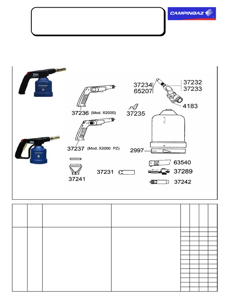 Soudogaz X2000 Product Overview | PDF