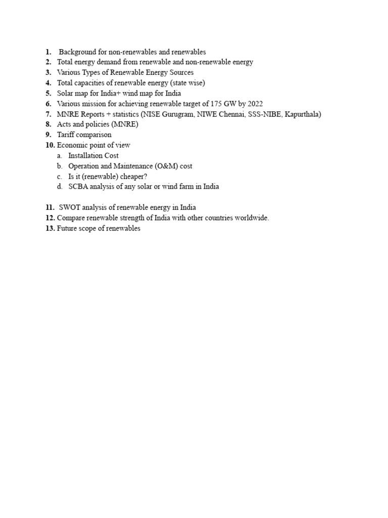 Renewable Energy Road Map Pdf