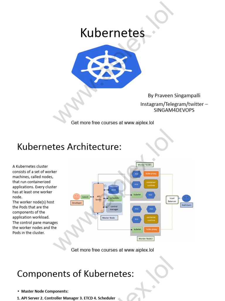 Kubernetes Class Document | PDF | Software Engineering | Computer ...