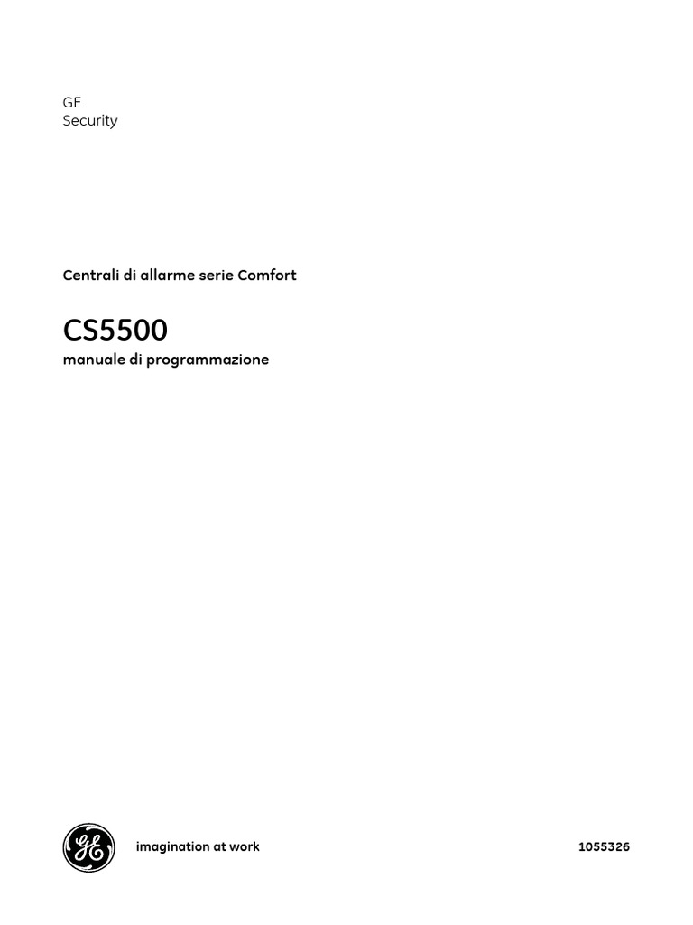 Aritech CSX75 Tastiera CS5500 - Manuale Programmazione | PDF