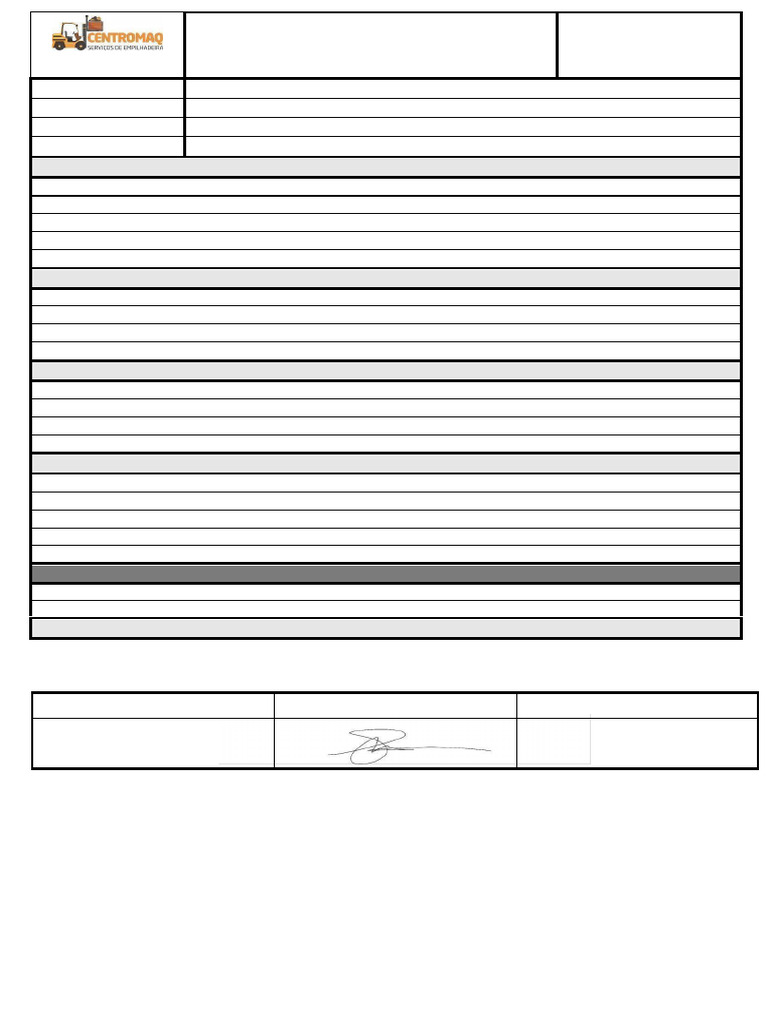 Ordem de Manutenção - GAFOR 03/01/2025 | PDF