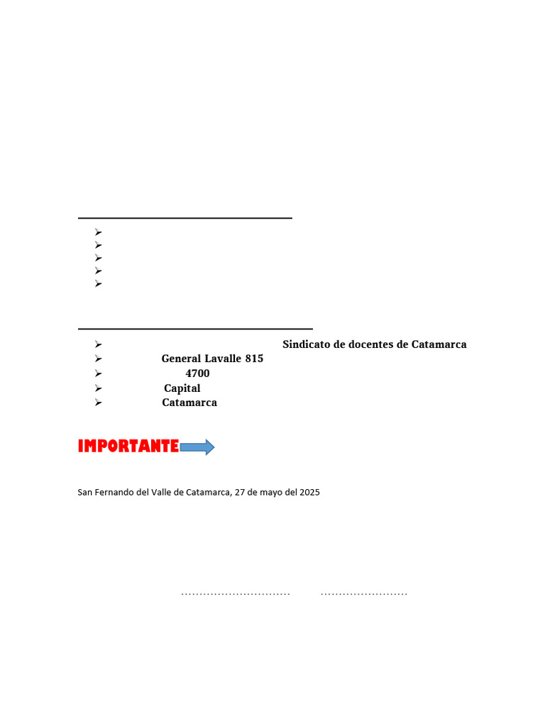Procedimiento de Desafiliación del SIDCa | PDF