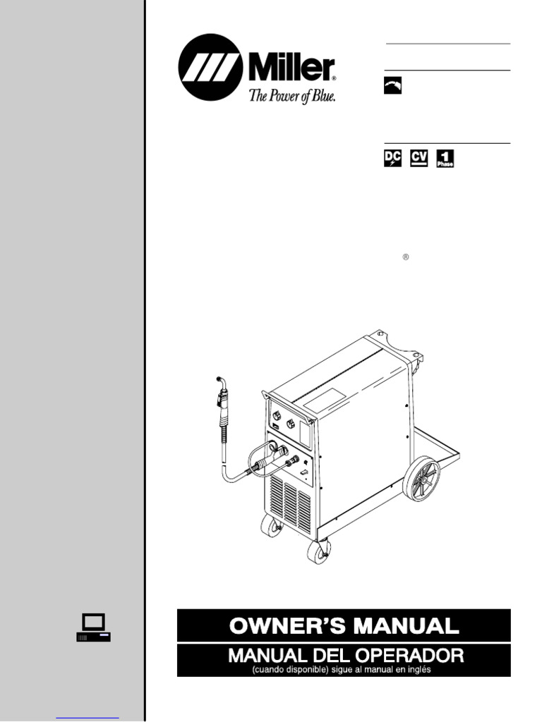 Millermatic 250 Owner's Manual | PDF | Welding | Construction