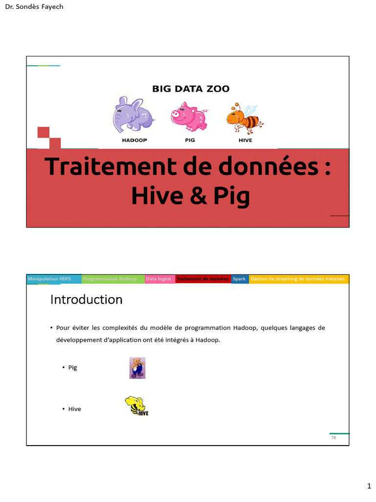 Introduction à Apache Hive et Hadoop | PDF | Apache Hadoop | Bases de ...