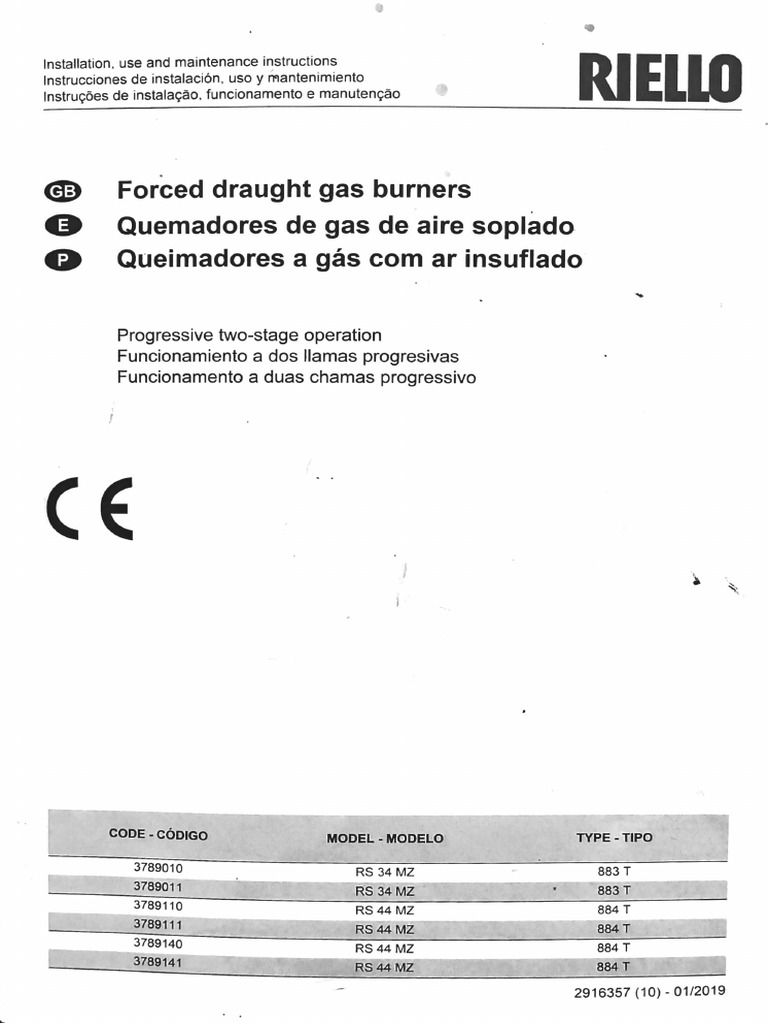 Riello RS 34 | PDF