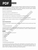 Types of Questionnaires Explained | PDF | Questionnaire | Survey ...