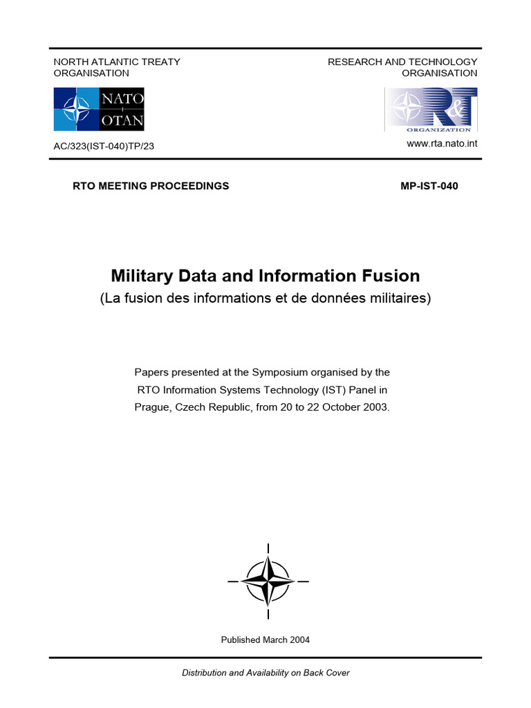 Military Data Fusion Symposium Insights | PDF | Information | Data