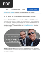 How To Write A Great GSL MUN Speech | PDF | United Nations ...