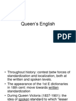 Queen S English