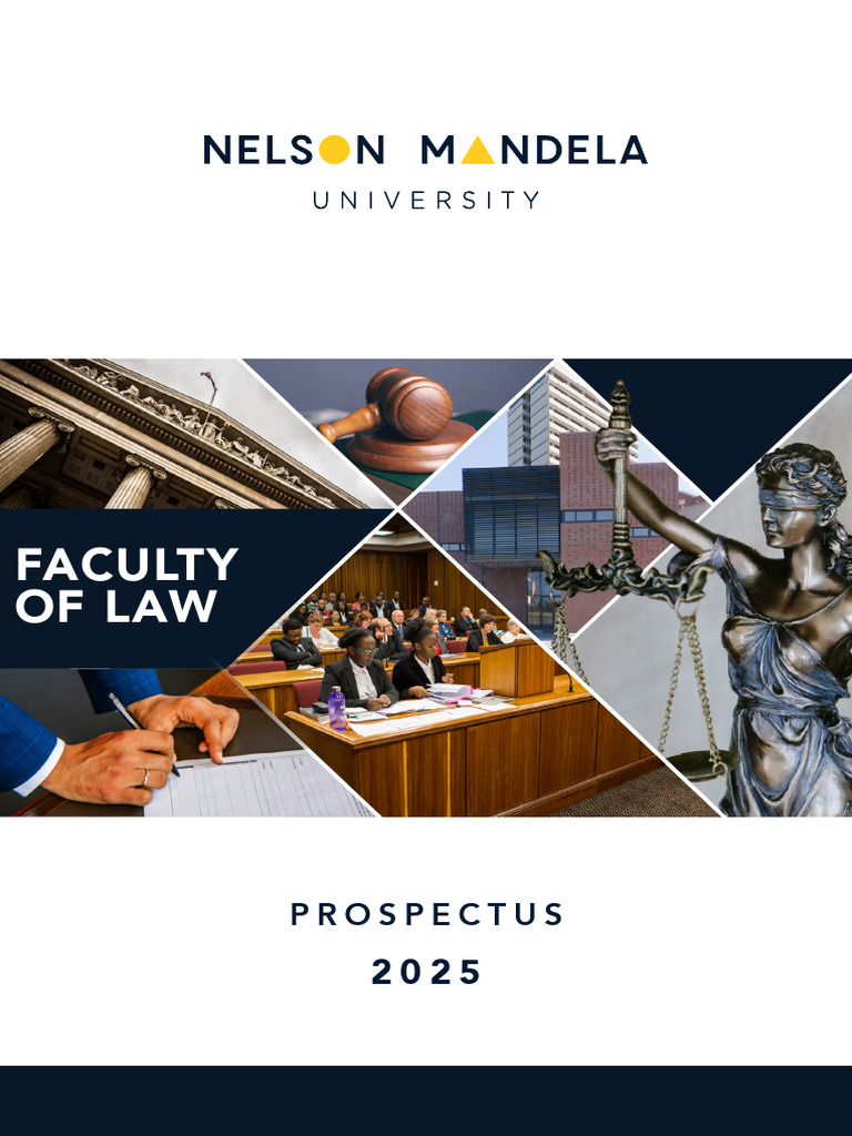NMU Law Faculty Prospectus 2025 | PDF | Bachelor's Degree | Academic Degree