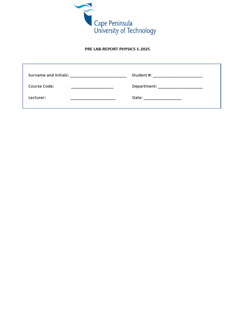 Simple Pendulum Experiment Lab Report | PDF