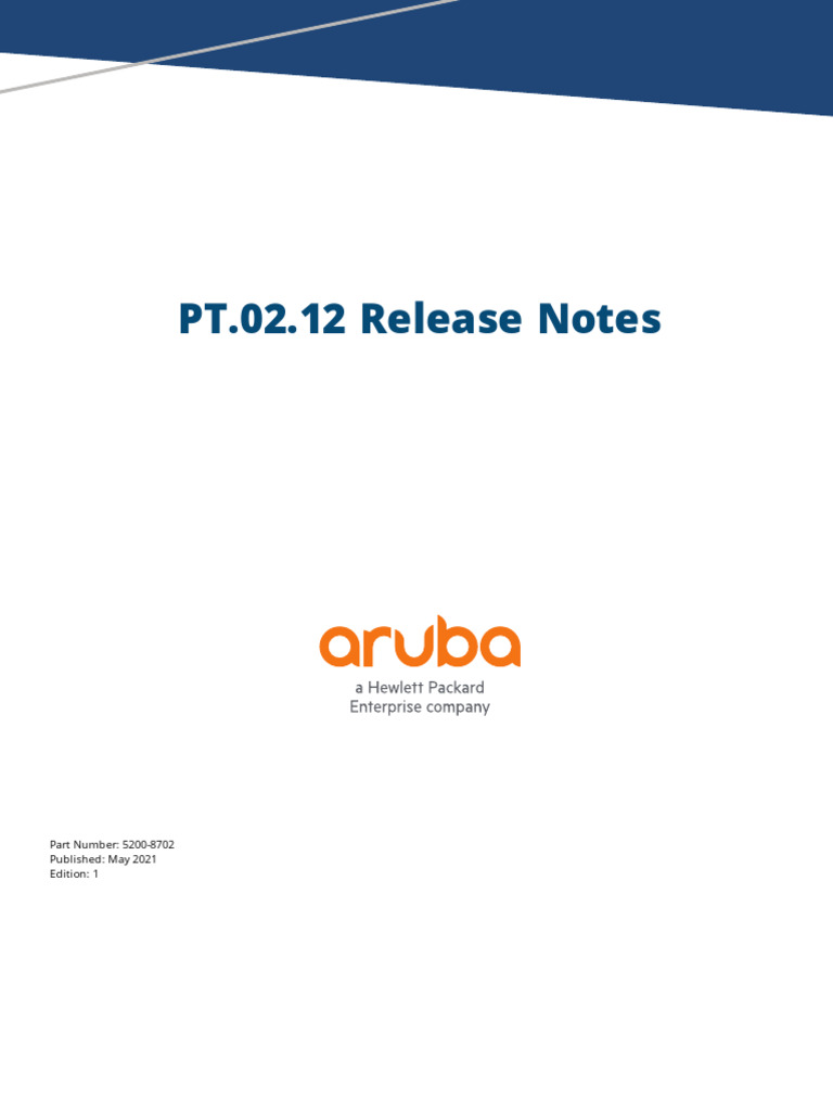 J9983A Firmware Release Notes | PDF | Computer Science | Computing