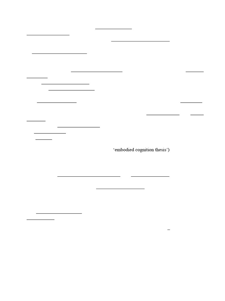 Cognitive Linguistics Concepts Explained | PDF | Semantics | Embodied ...