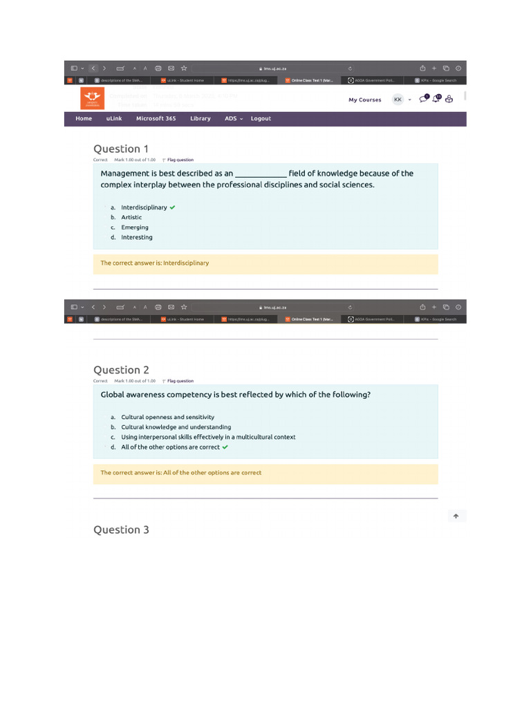 Online Test 1 | PDF