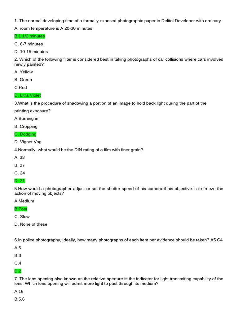 Photography Finalreviewer | PDF | Camera | Camera Lens