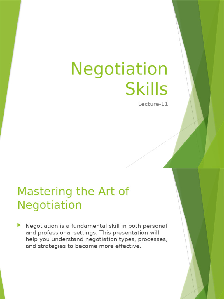 Mastering Negotiation Skills Guide | PDF | Negotiation | Social Psychology