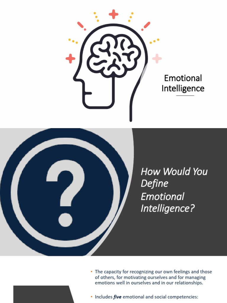 Understanding Emotional Intelligence Components | PDF | Intelligence ...