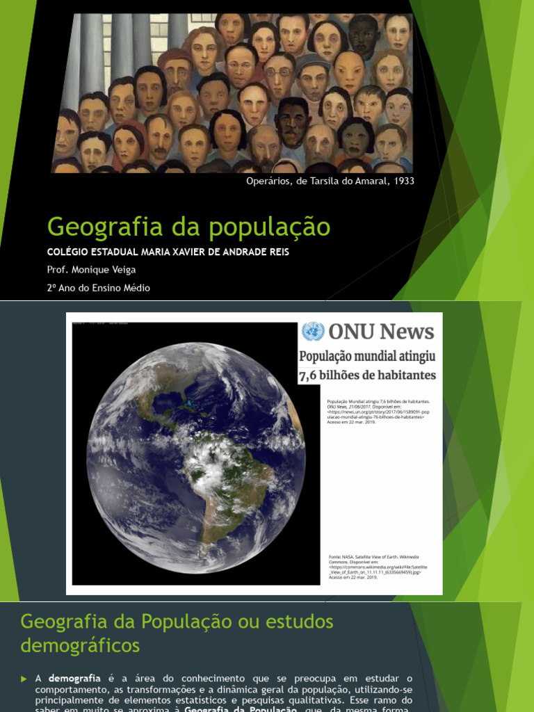 Geografia da População e Demografia | PDF | População mundial | Geografia