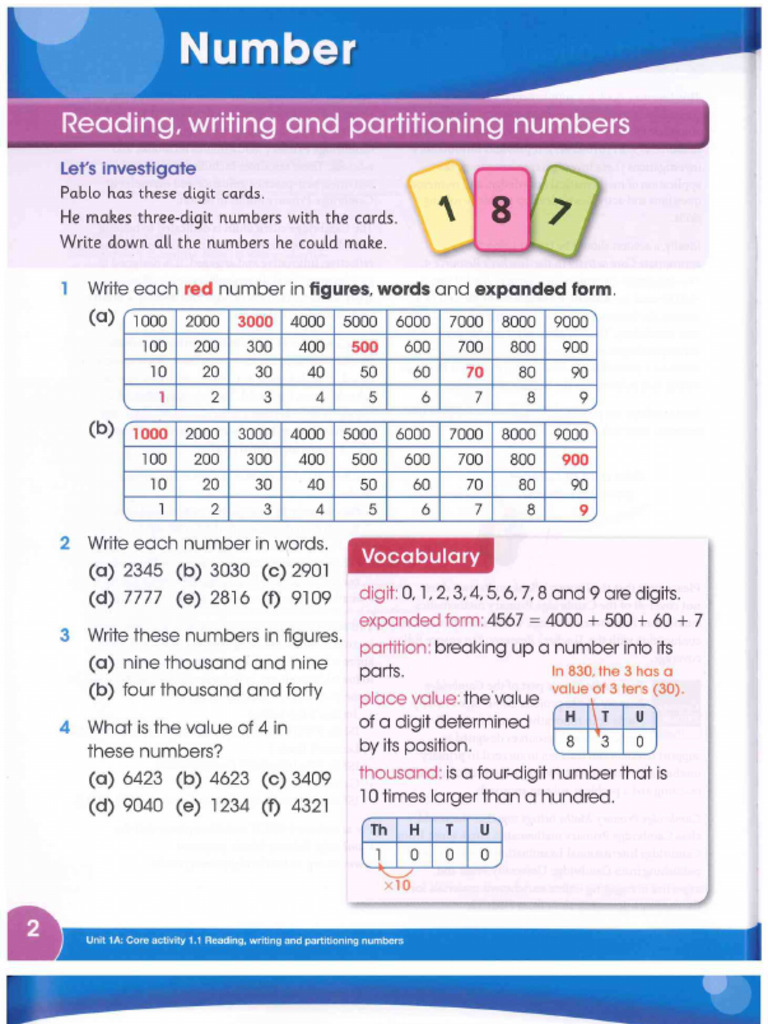 Numbers | PDF