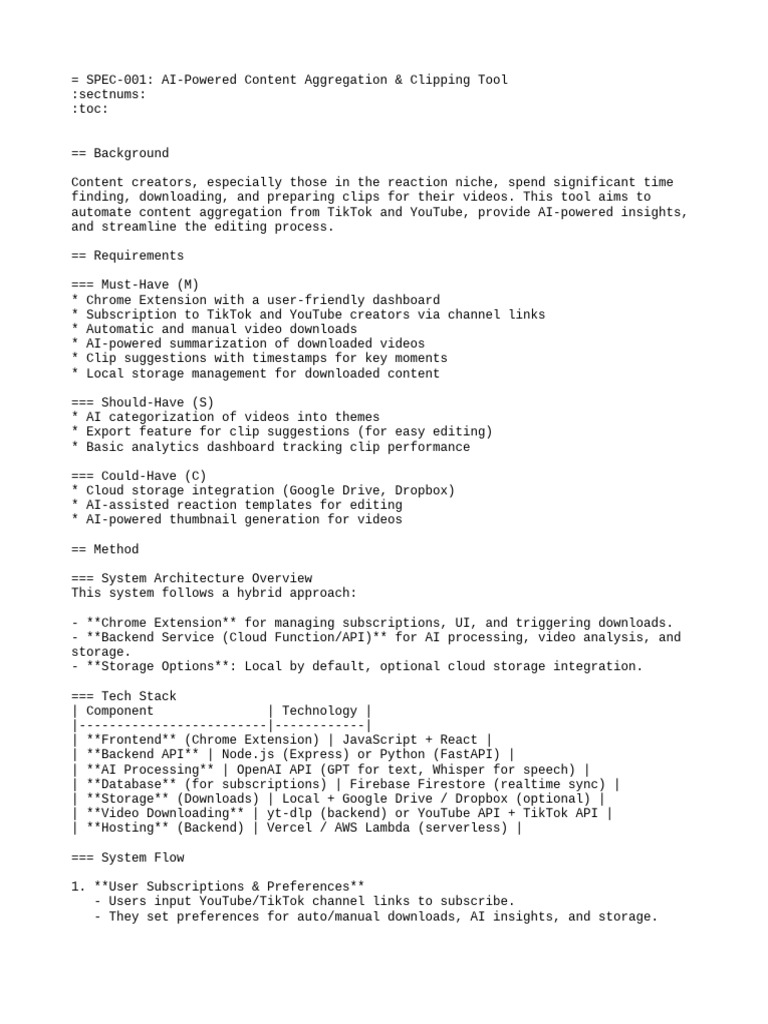 AI Content Aggregation Tool Roadmap | PDF | You Tube | Information ...
