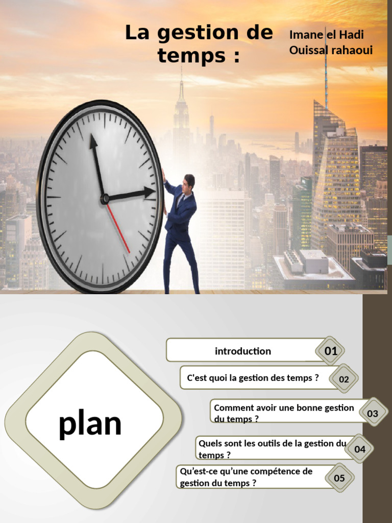 Gestion du temps : outils et compétences | PDF | Gestion du temps ...
