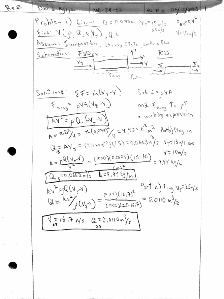 Me 341 02 HW 5 | PDF