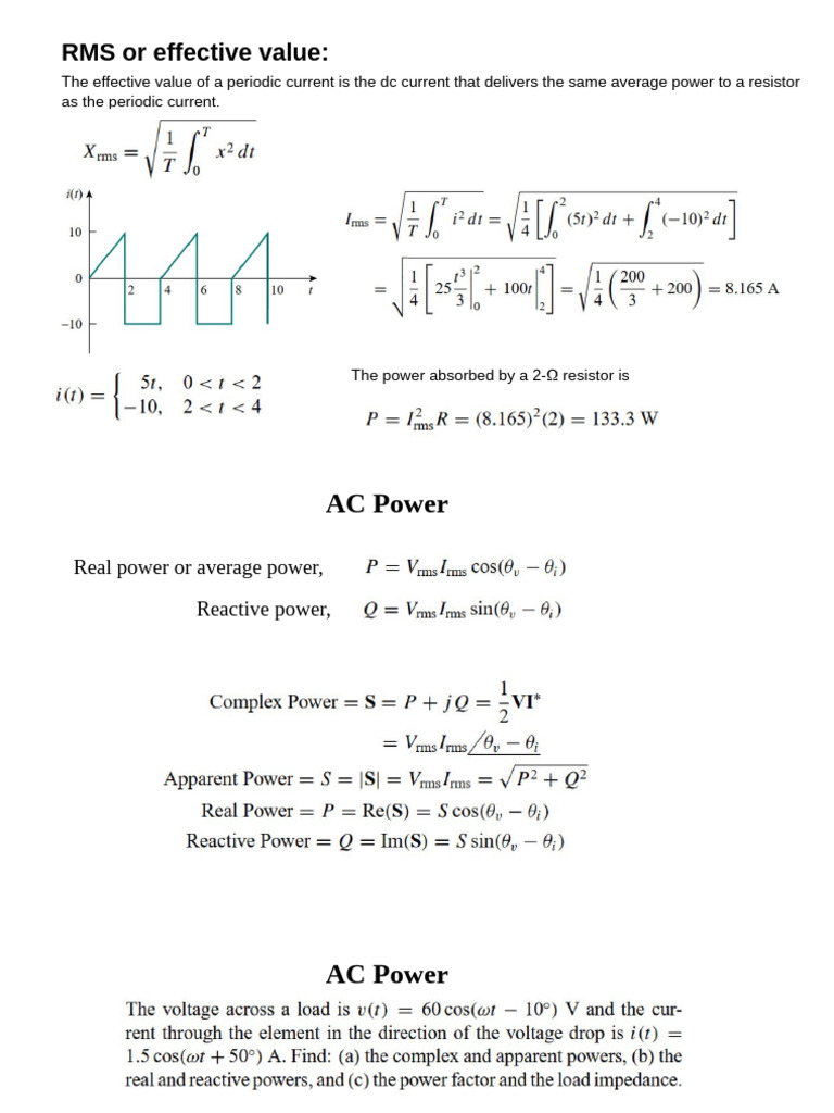 Rms Avg Power | PDF