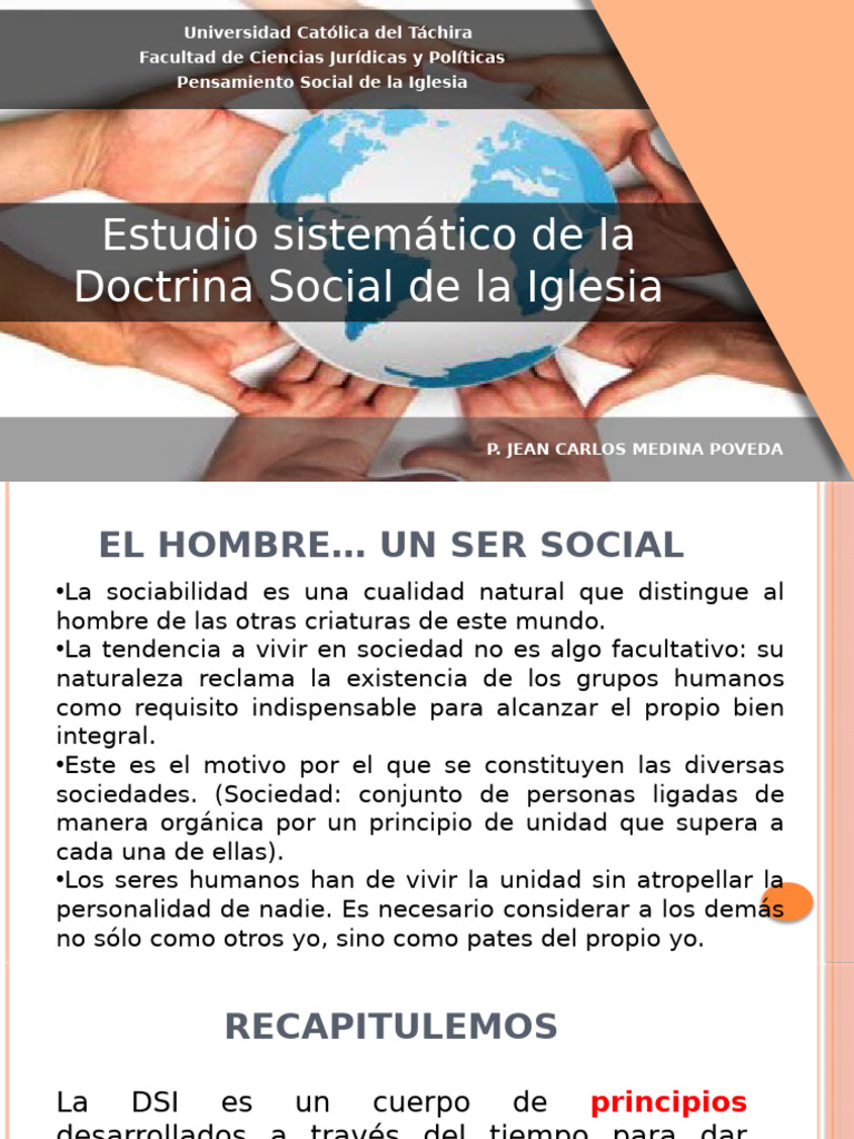 Capitulo 1.2 La Doctrina Social de La Iglesia | PDF | Dignidad | Sociedad