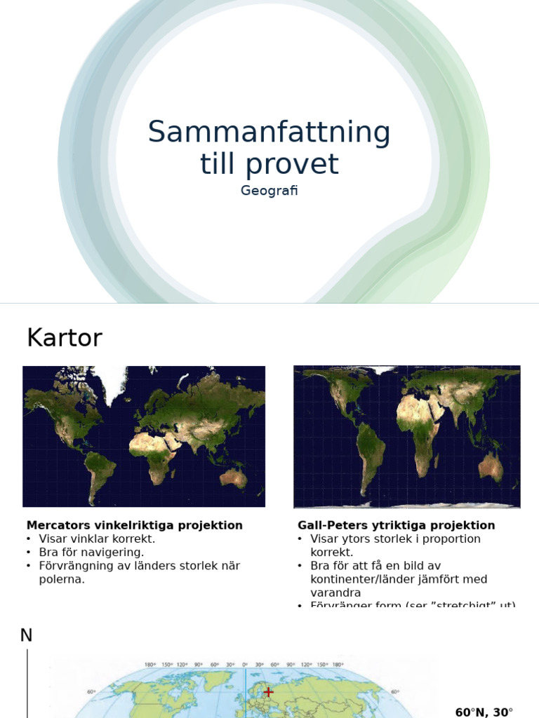 Sammanfattning Till Provet: Geografi | PDF