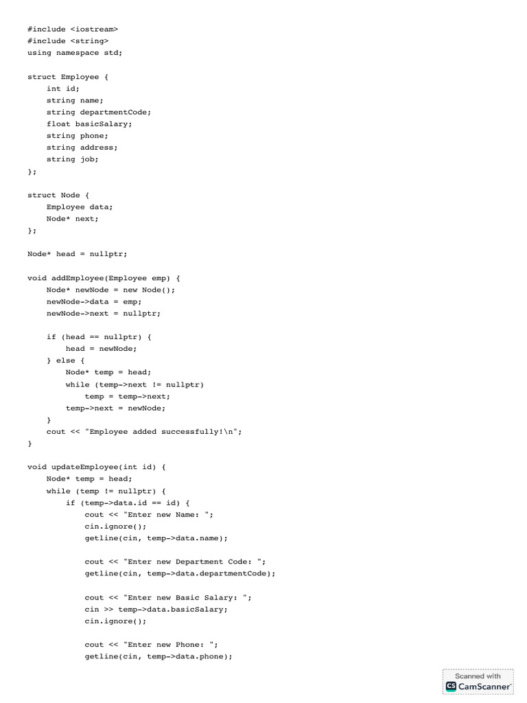 Employee Management Assignment | PDF | Computer Programming | Software ...