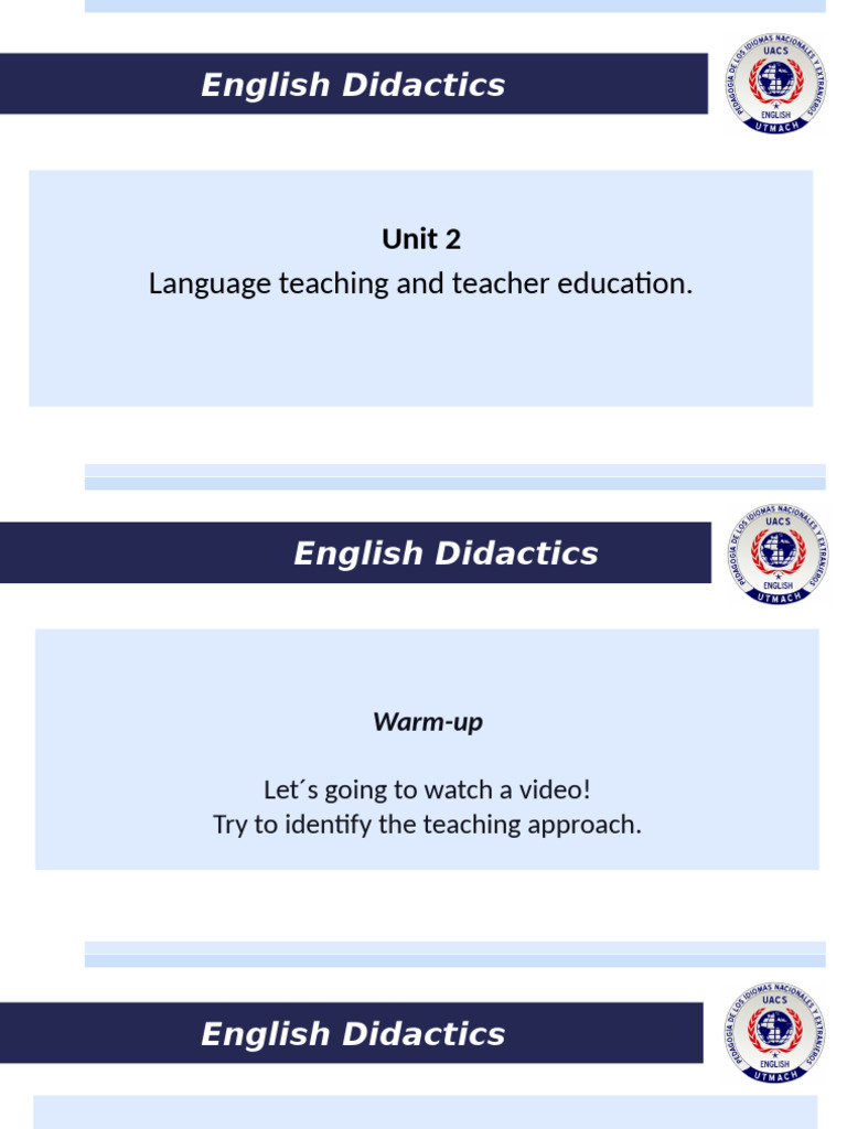 English Teaching Methodologies Explained | PDF | Project Based Learning ...