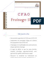 CFAO - Fraisage 2D & Demi