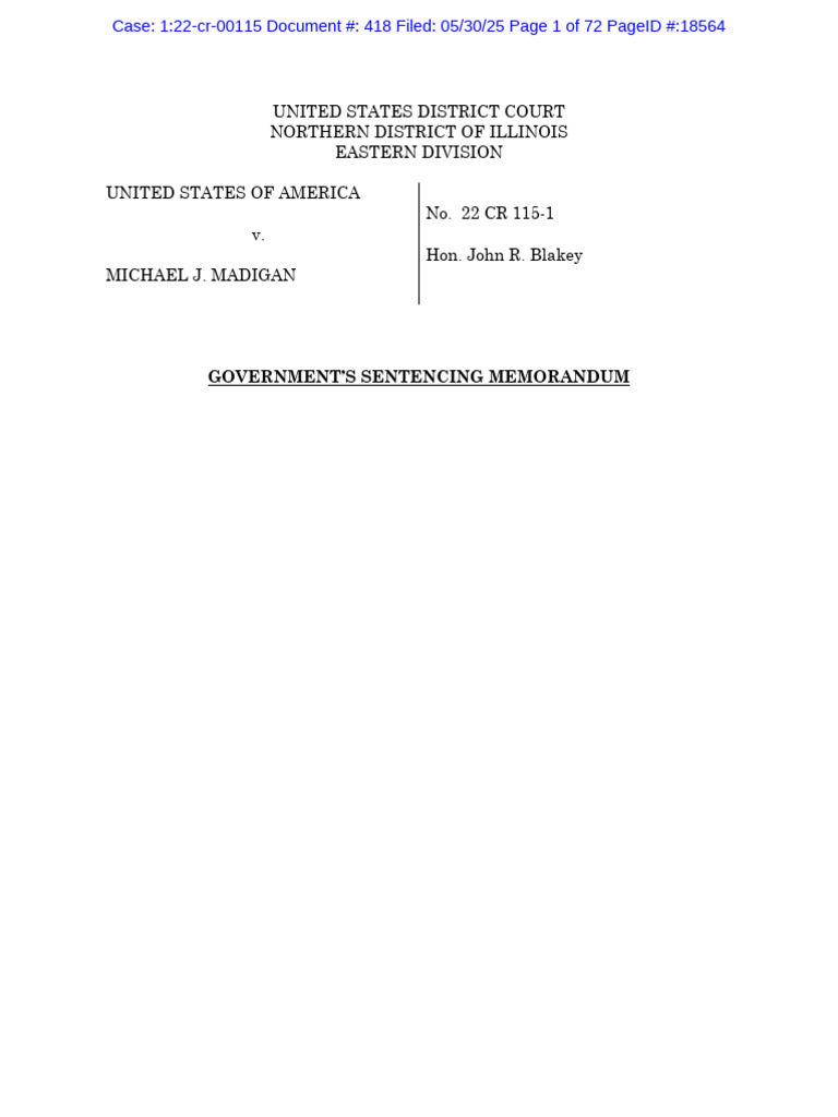 Madigan Sentencing | PDF | United States Federal Sentencing Guidelines ...
